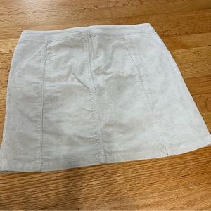 Corduroy skirt. Tan grey size 9